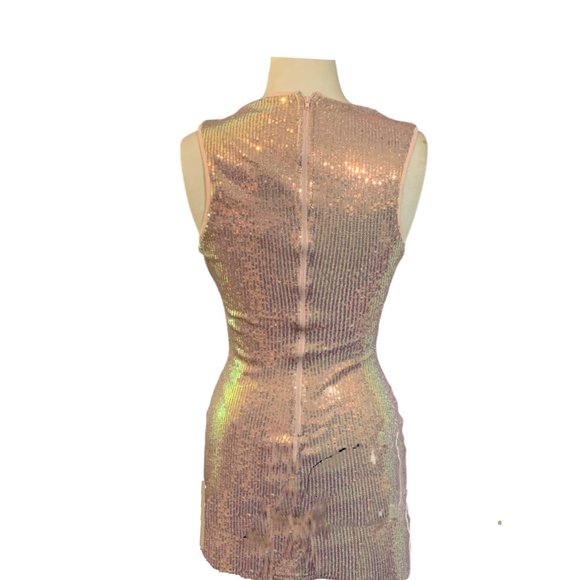 NWT Privy Privately Privileged Sequins Cutout Bodycon Dress - Picture 4 of 7